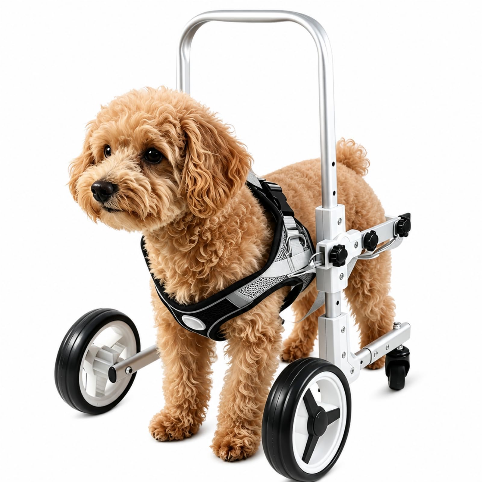 Amazon.co.jp: JELFUNY 犬用車椅子 前足歩行器 4輪 軽量 歩行補助